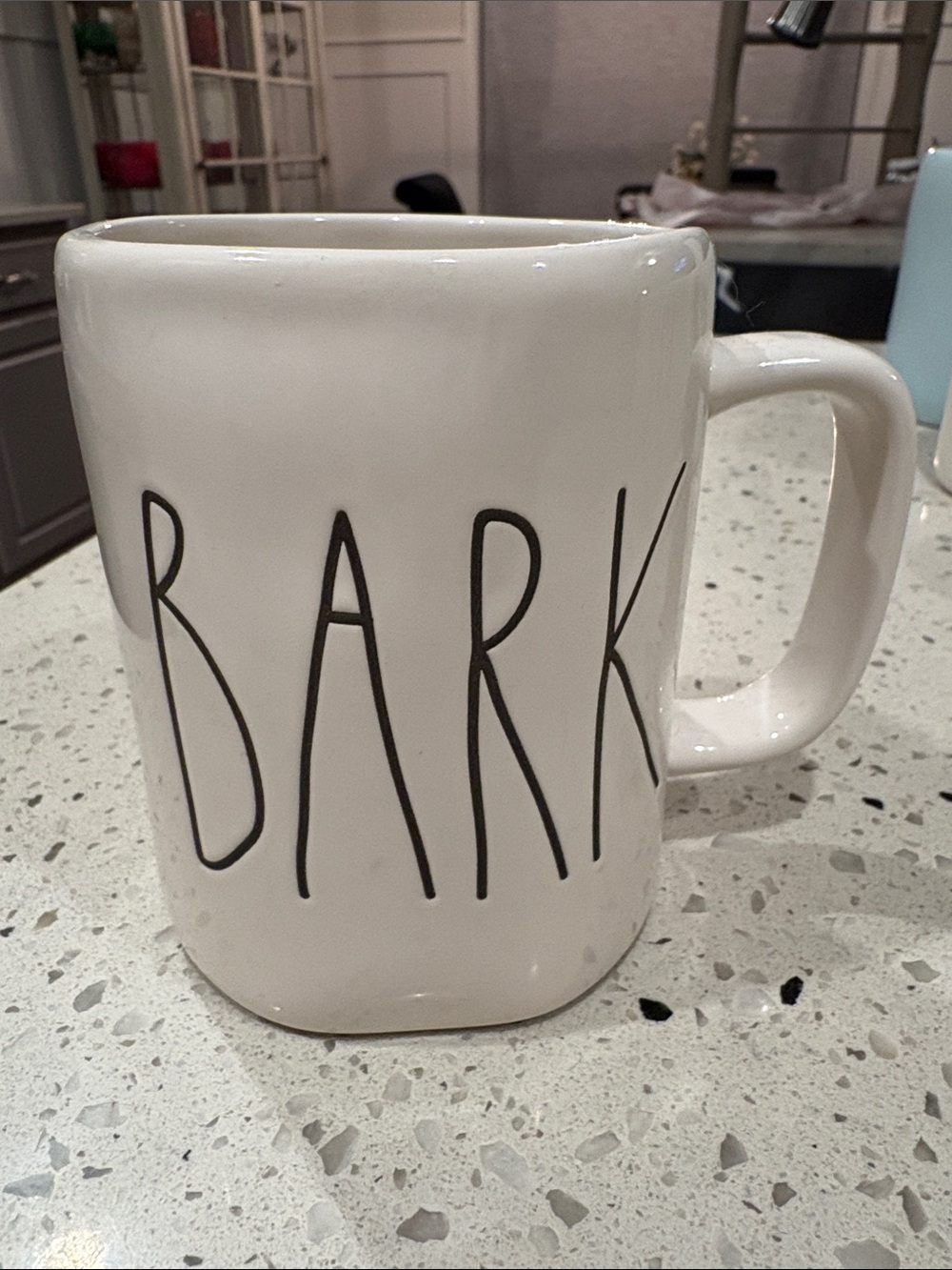 Rae Dunn White BARK Ceramic Mug